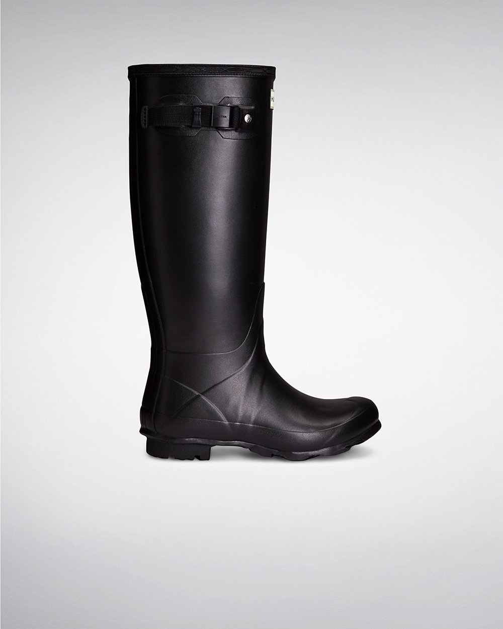 Bottes Hautes de Pluie Hunter Norris Field Neoprene Lined Femme Noir IGUWAEX-74